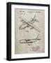 PP943-Sandstone Lockheed C-130 Hercules Airplane Patent Poster-Cole Borders-Framed Giclee Print