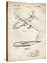 PP943-Vintage Parchment Lockheed C-130 Hercules Airplane Patent Poster-Cole Borders-Stretched Canvas