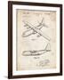 PP943-Vintage Parchment Lockheed C-130 Hercules Airplane Patent Poster-Cole Borders-Framed Giclee Print