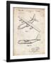 PP943-Vintage Parchment Lockheed C-130 Hercules Airplane Patent Poster-Cole Borders-Framed Giclee Print