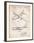 PP943-Vintage Parchment Lockheed C-130 Hercules Airplane Patent Poster-Cole Borders-Framed Giclee Print