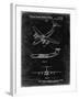 PP944-Black Grunge Lockheed C-130 Hercules Airplane Patent Poster-Cole Borders-Framed Giclee Print