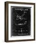 PP944-Black Grunge Lockheed C-130 Hercules Airplane Patent Poster-Cole Borders-Framed Giclee Print