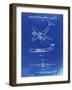 PP944-Faded Blueprint Lockheed C-130 Hercules Airplane Patent Poster-Cole Borders-Framed Giclee Print