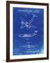 PP944-Faded Blueprint Lockheed C-130 Hercules Airplane Patent Poster-Cole Borders-Framed Giclee Print