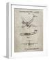 PP944-Sandstone Lockheed C-130 Hercules Airplane Patent Poster-Cole Borders-Framed Giclee Print