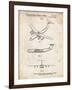 PP944-Vintage Parchment Lockheed C-130 Hercules Airplane Patent Poster-Cole Borders-Framed Giclee Print