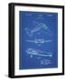 PP945-Blueprint Lockheed Electra Airplane Patent Poster-Cole Borders-Framed Giclee Print