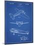 PP945-Blueprint Lockheed Electra Airplane Patent Poster-Cole Borders-Mounted Giclee Print