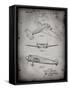 PP945-Faded Grey Lockheed Electra Airplane Patent Poster-Cole Borders-Framed Stretched Canvas