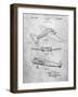 PP945-Slate Lockheed Electra Airplane Patent Poster-Cole Borders-Framed Giclee Print