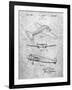 PP945-Slate Lockheed Electra Airplane Patent Poster-Cole Borders-Framed Giclee Print