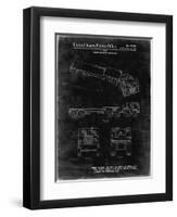 PP946-Black Grunge Lockheed Ford Truck and Trailer Patent Poster-Cole Borders-Framed Premium Giclee Print