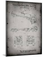 PP946-Faded Grey Lockheed Ford Truck and Trailer Patent Poster-Cole Borders-Mounted Giclee Print