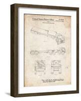 PP946-Vintage Parchment Lockheed Ford Truck and Trailer Patent Poster-Cole Borders-Framed Giclee Print