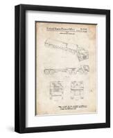 PP946-Vintage Parchment Lockheed Ford Truck and Trailer Patent Poster-Cole Borders-Framed Premium Giclee Print