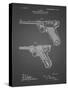 PP947-Black Grid Luger Pistol Patent Poster-Cole Borders-Stretched Canvas