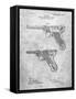 PP947-Slate Luger Pistol Patent Poster-Cole Borders-Framed Stretched Canvas