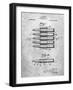 PP948-Slate Machine Gun Bullet Carrier Belt Patent Poster-Cole Borders-Framed Giclee Print