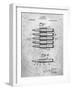 PP948-Slate Machine Gun Bullet Carrier Belt Patent Poster-Cole Borders-Framed Giclee Print
