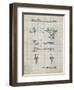 PP95-Antique Grid Parchment Star Wars Nebulon B Escort Frigate Poster-Cole Borders-Framed Giclee Print