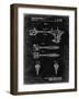 PP95-Black Grunge Star Wars Nebulon B Escort Frigate Poster-Cole Borders-Framed Giclee Print