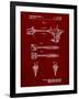 PP95-Burgundy Star Wars Nebulon B Escort Frigate Poster-Cole Borders-Framed Giclee Print