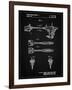 PP95-Vintage Black Star Wars Nebulon B Escort Frigate Poster-Cole Borders-Framed Giclee Print