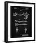 PP95-Vintage Black Star Wars Nebulon B Escort Frigate Poster-Cole Borders-Framed Giclee Print