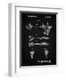 PP95-Vintage Black Star Wars Nebulon B Escort Frigate Poster-Cole Borders-Framed Giclee Print