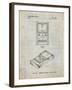 PP950-Antique Grid Parchment Mattel Electronic Basketball Game Patent Poster-Cole Borders-Framed Giclee Print