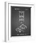 PP950-Black Grid Mattel Electronic Basketball Game Patent Poster-Cole Borders-Framed Giclee Print