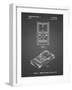 PP950-Black Grid Mattel Electronic Basketball Game Patent Poster-Cole Borders-Framed Premium Giclee Print