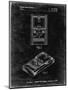 PP950-Black Grunge Mattel Electronic Basketball Game Patent Poster-Cole Borders-Mounted Premium Giclee Print