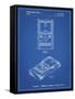 PP950-Blueprint Mattel Electronic Basketball Game Patent Poster-Cole Borders-Framed Stretched Canvas