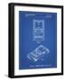 PP950-Blueprint Mattel Electronic Basketball Game Patent Poster-Cole Borders-Framed Giclee Print