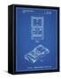 PP950-Blueprint Mattel Electronic Basketball Game Patent Poster-Cole Borders-Framed Stretched Canvas