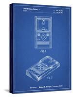 PP950-Blueprint Mattel Electronic Basketball Game Patent Poster-Cole Borders-Stretched Canvas