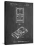 PP950-Chalkboard Mattel Electronic Basketball Game Patent Poster-Cole Borders-Stretched Canvas