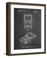 PP950-Chalkboard Mattel Electronic Basketball Game Patent Poster-Cole Borders-Framed Giclee Print