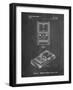 PP950-Chalkboard Mattel Electronic Basketball Game Patent Poster-Cole Borders-Framed Giclee Print