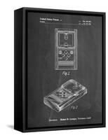 PP950-Chalkboard Mattel Electronic Basketball Game Patent Poster-Cole Borders-Framed Stretched Canvas