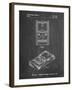 PP950-Chalkboard Mattel Electronic Basketball Game Patent Poster-Cole Borders-Framed Giclee Print