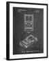 PP950-Chalkboard Mattel Electronic Basketball Game Patent Poster-Cole Borders-Framed Giclee Print