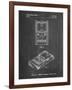 PP950-Chalkboard Mattel Electronic Basketball Game Patent Poster-Cole Borders-Framed Giclee Print