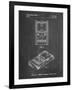 PP950-Chalkboard Mattel Electronic Basketball Game Patent Poster-Cole Borders-Framed Giclee Print