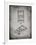PP950-Faded Grey Mattel Electronic Basketball Game Patent Poster-Cole Borders-Framed Giclee Print