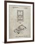 PP950-Sandstone Mattel Electronic Basketball Game Patent Poster-Cole Borders-Framed Giclee Print