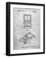 PP950-Slate Mattel Electronic Basketball Game Patent Poster-Cole Borders-Framed Giclee Print