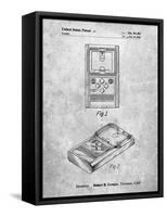 PP950-Slate Mattel Electronic Basketball Game Patent Poster-Cole Borders-Framed Stretched Canvas